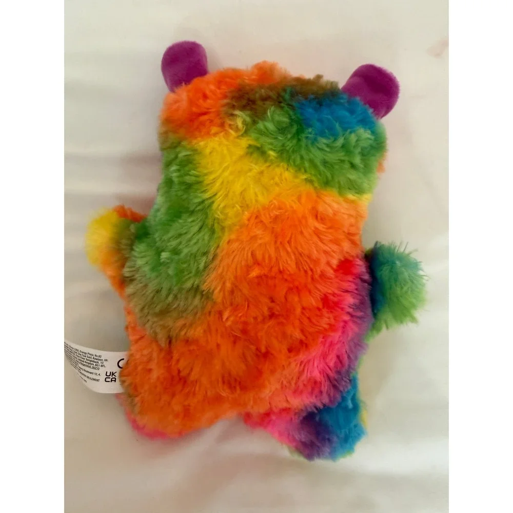 Zuru Fuggler Funny Ugly Monster Rainbow Tie Dye Plush Toy with Teeth Horns